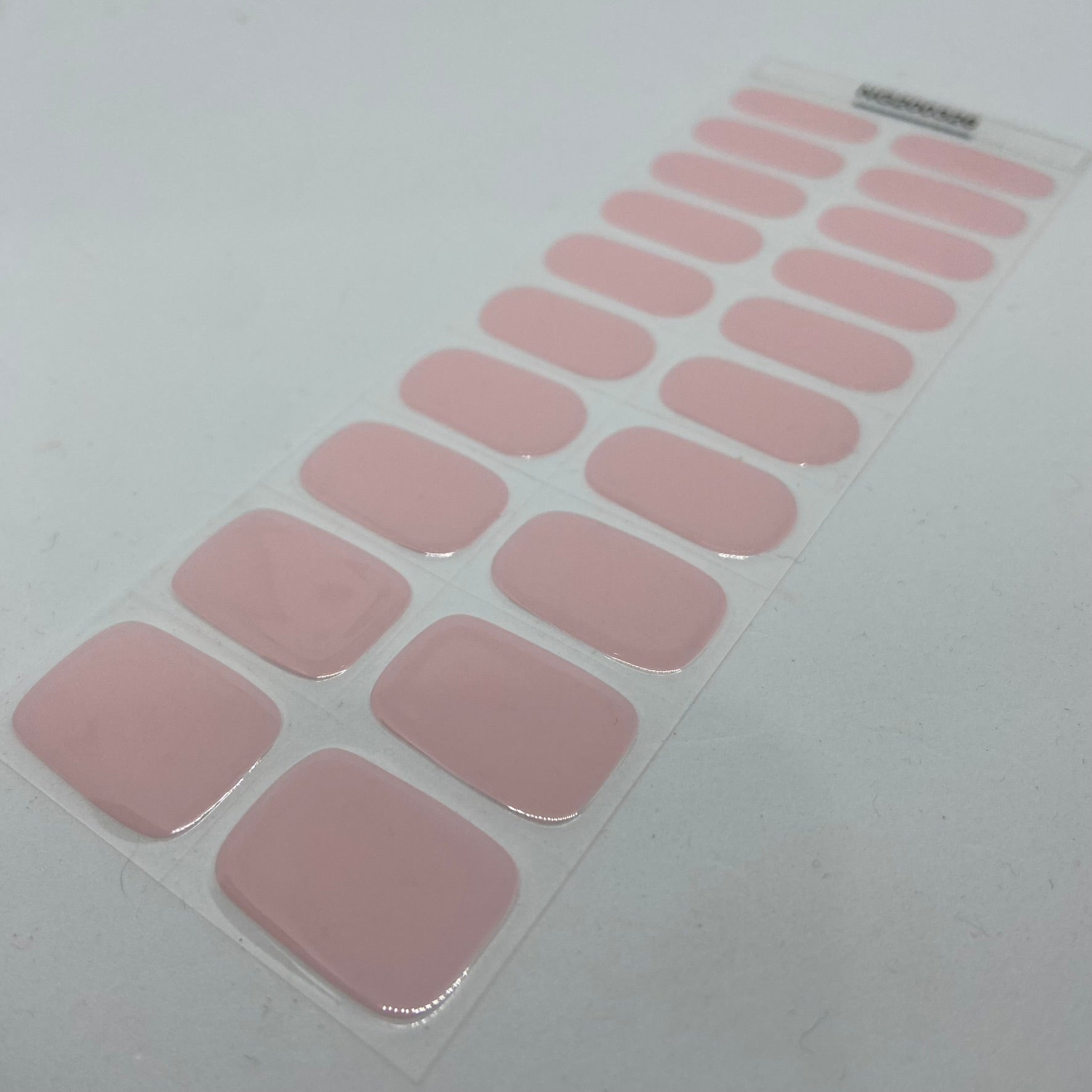 Simple Pink - Semi-cured Gel Nagelstickers