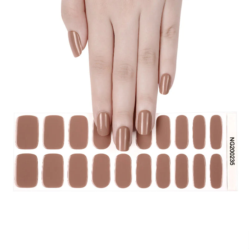 Coffee Lover - Semi-cured Gel Nail Stickers