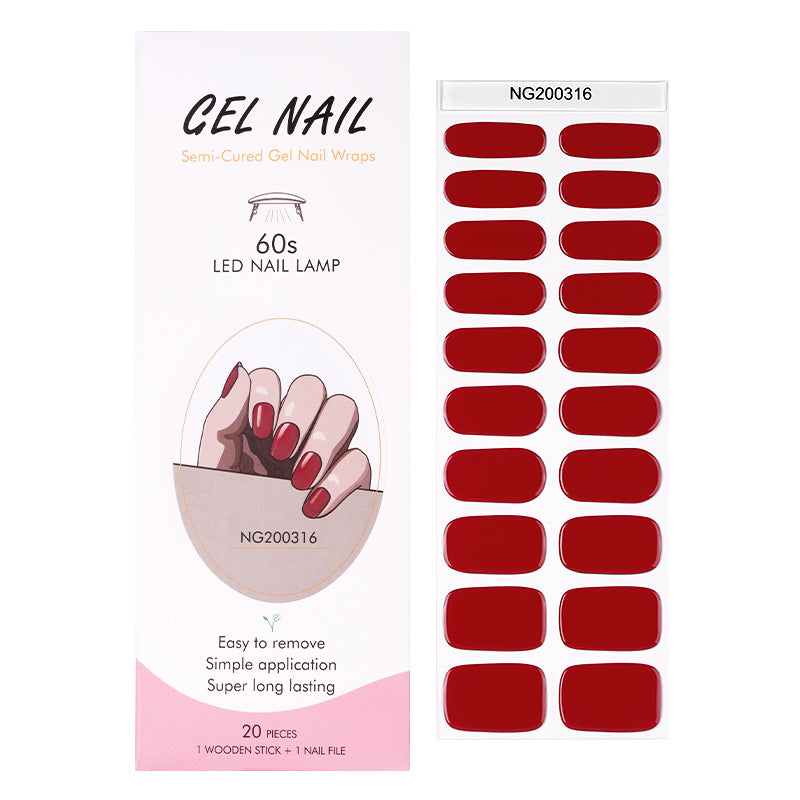Cherry On Top - Semi-cured Gel Nail Stickers