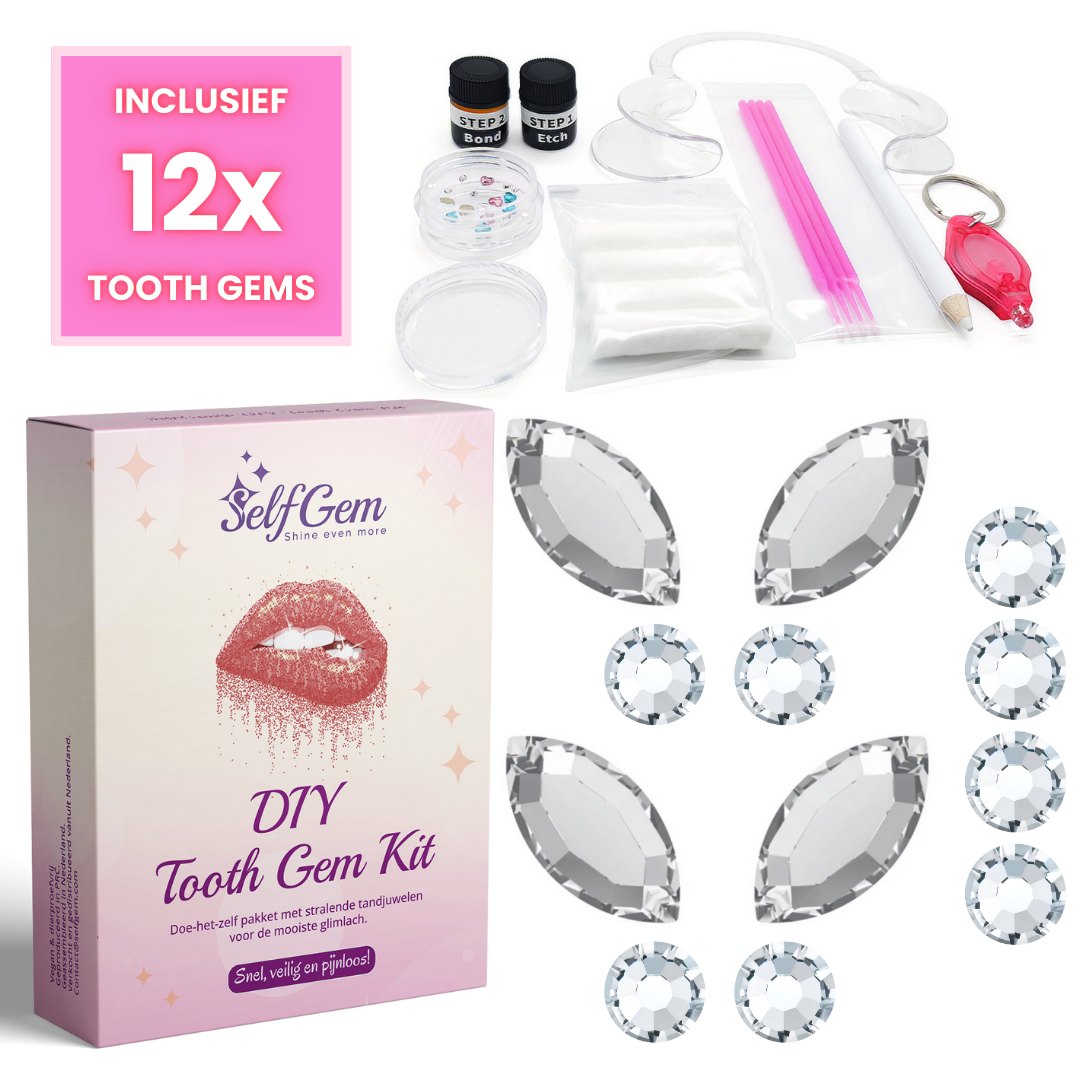 SelfGem™ DIY Tooth Gem Kit | Butterfly Set (12 pieces) 