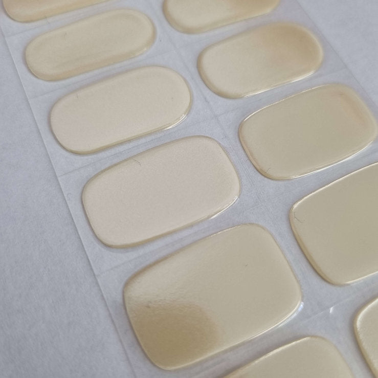 Vanilla Ice - Semi-cured Gel Nail Stickers