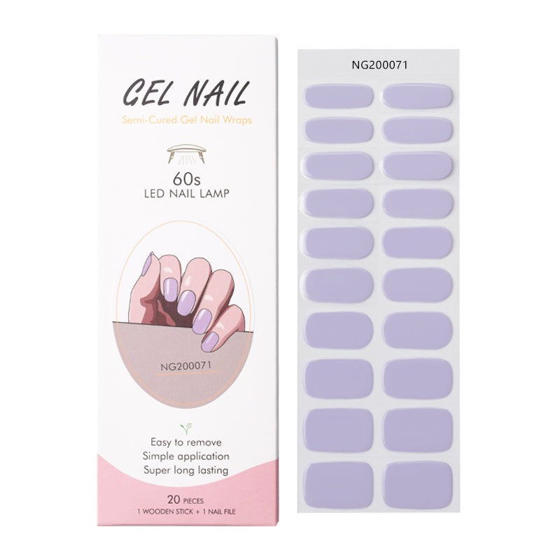 Lav Lavender - Semi-cured Gel Nail Stickers