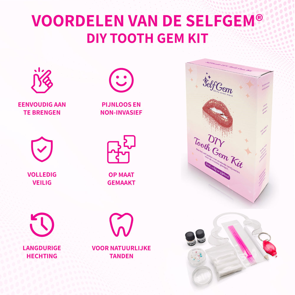 Luretrap DIY Zahnschmuck Set mit Kleber & LED Licht – 40-teiliges Y2K Tooth Gem Kit, Funkelnde Kristall-Edelsteine für ein Shining Smile (Starter-Set Luretrap DIY Zahnschmuck Set mit Kleber & LED Licht – 40-teiliges Y2K Tooth Gem Kit, Funkelnde Kristall-Edelsteine für ein Shining Smile (Starter-Set