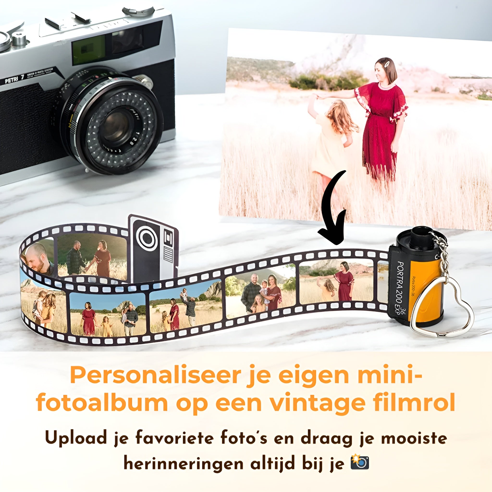 Memorize Foto Filmrol | Draag je mooiste herinneringen altijd bij je